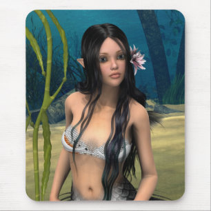 Cute Mermaid Mouse Pad