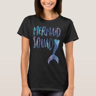 Cute Mermaid Squad Ocean Matching Mermaid Squad Pa T-Shirt