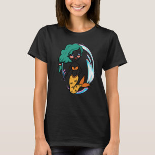 Cute Mermaid Swim Ocean Mermaids Women Girly Girl T-Shirt