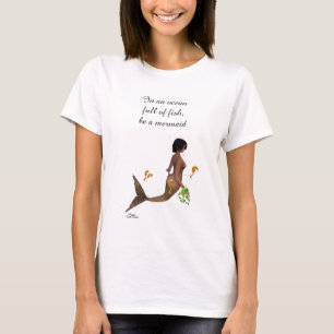 Cute Mermaid With Seahorses Women's T-Shirt