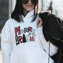 Cute Merry And Bright Colourful Christmas Womens