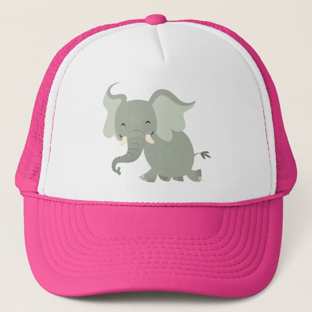 Cute Merry Cartoon Elephant Hat (Front)