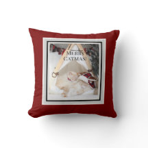 Cute Merry Catmas Sleeping Kitties Christmas