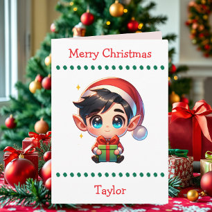 Cute Merry Christmas Child's   Word Search Inside Holiday Card