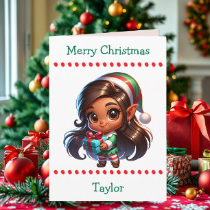 Cute Merry Christmas Child's   Word Search Inside Holiday Card