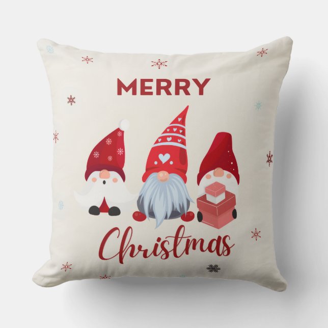 Cute Merry Christmas Cushion (Front)