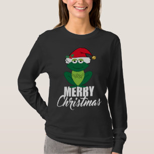 Cute Merry Christmas Frog T-Shirt