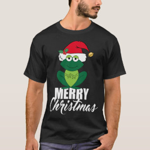 Cute Merry Christmas Frog T-Shirt
