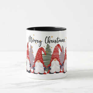 Cute Merry  Christmas Gnomes Mug
