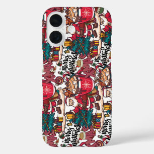 Cute Merry Christmas – Holiday Festive iPhone 16 Case