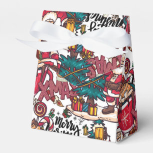 Cute Merry Christmas – Holiday Festive Favour Box