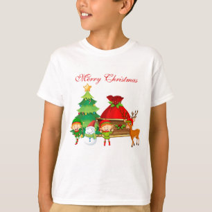 Cute Merry Christmas Kids T-Shirt