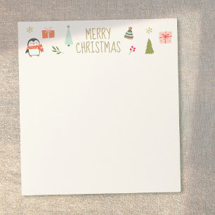 Cute Merry Christmas Notepad