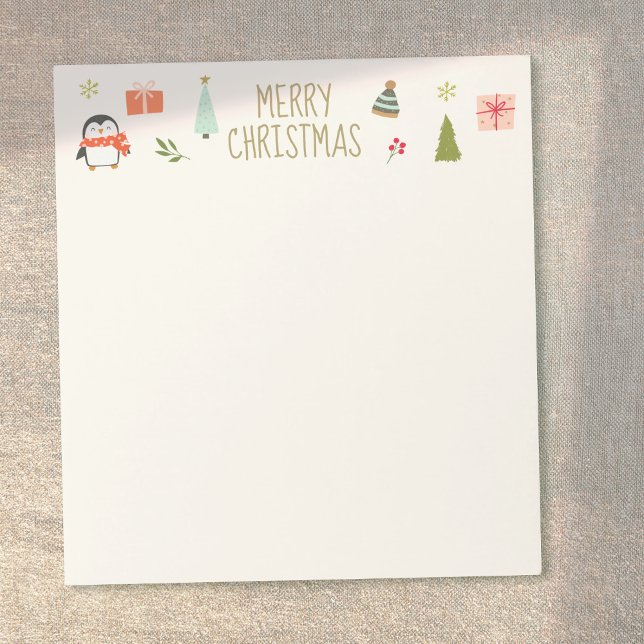 Cute Merry Christmas  Notepad (Creator Uploaded)