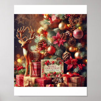 Cute Merry Christmas Poster