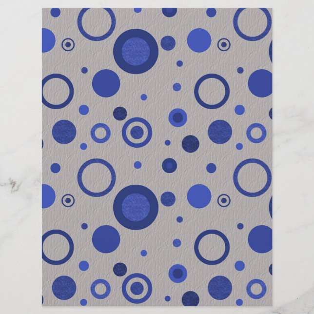 Cute Merry Christmas Scrapbook Paper (Front)