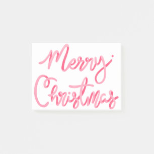 Cute Merry Christmas sticker typography, Post-it Notes