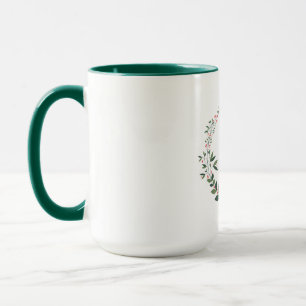 Cute merry christmas wishes mug
