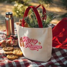 Cute Merry Mama Bear Holiday Season