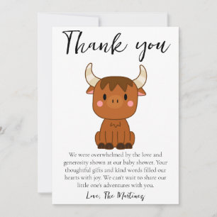 cute message baby shower thank you cards