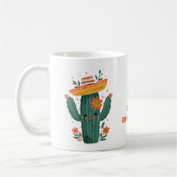 Cute Mexican Cactus Watercolor Happy Cinco de Mayo