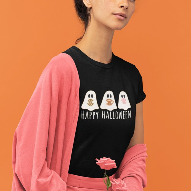 Cute Mexican Ghosts and Conchas Halloween T-Shirt (Creator Uploaded)