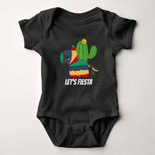 Cute Mexican pinata Fiesta Baby Bodysuit
