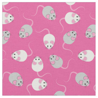 Cute Mice Mouse Animals Fabric