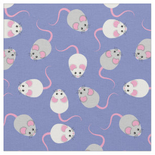 Cute Mice Mouse Animals Fabric