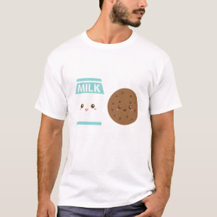 Cute Milk and Cookie Best Pals T-Shirt