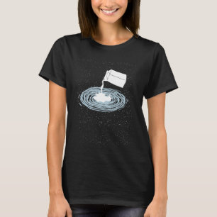 Cute Milky Way Galaxy in universe space T-Shirt