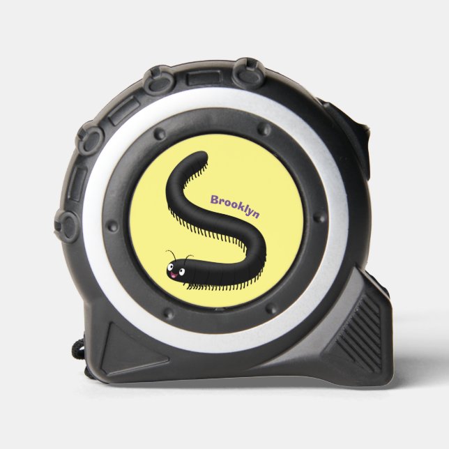 Cute millipede cartoon illustration 1 (Front)