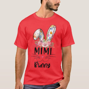 Cute Mimi Bunny Easter Family Matching Outfit T-Shirt