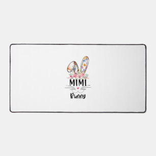 Cute Mimi Bunny T Shirt Easter Family Matching Out Desk Mat