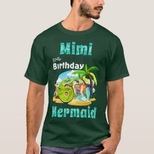 Cute Mimi Of The 6th Birthday T-Shirt