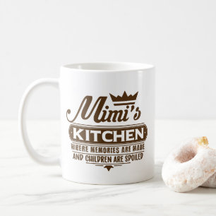 Cute Mimi's kitchen word art Coffee Mug