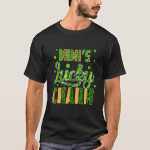 Cute Mimi's Lucky Charm Leopard Shamrocks St Patri T-Shirt