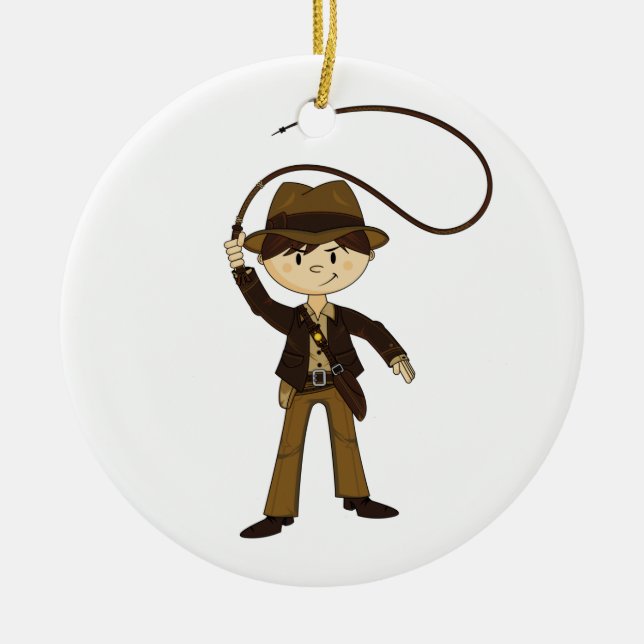 Cute Mini Explorer Ornament (Front)