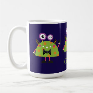 Cute, mini monster coffee mug