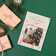 Cute Minimal Christmas Elements One Photo 