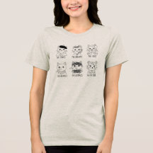 Cute Minimal Line Art Animal Pun – T-Shirt