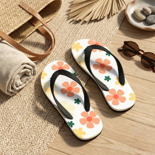 Cute minimalist botanical vibes kid's thongs