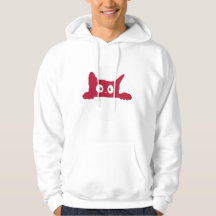 Cute Minimalist Cat Face Hoodie