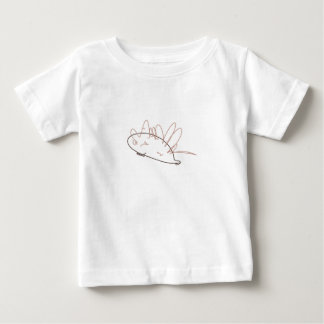 Cute Minimalist Hedgehog Scribble Doodle for Kids Baby T-Shirt