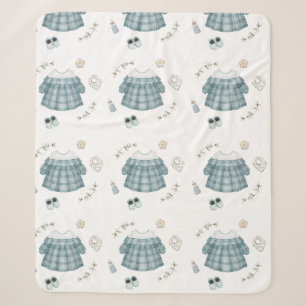 Cute Minimalist Modern Boho Baby Nursery Clothes Sherpa Blanket