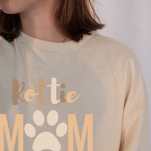 Cute Minimalist Rottie Rottweiler Dog Mum T-Shirt