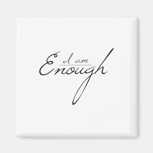 Cute Minimalist Self-love Enough Love Yourself T Magnet
