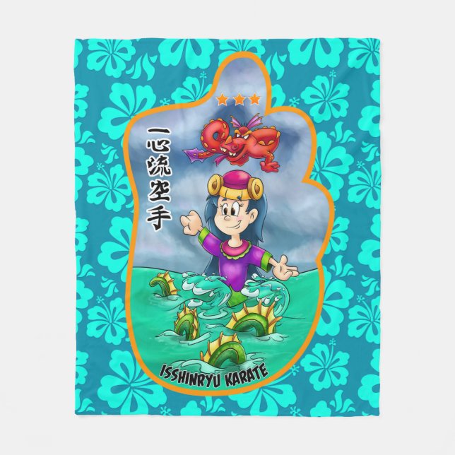 Cute Mitzu Gami (Isshinryu) blanket (Front)