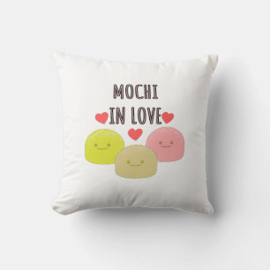 Cute Mochi Cartoon Drawings Cushion