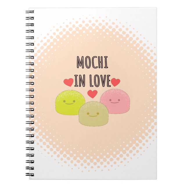 Cute Mochi Cartoon Drawings Notebook (Front)
